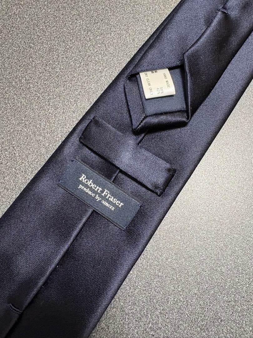 【完売品】Robert Fraser ロバートフレイザー ネクタイ　ソリッドタイ
