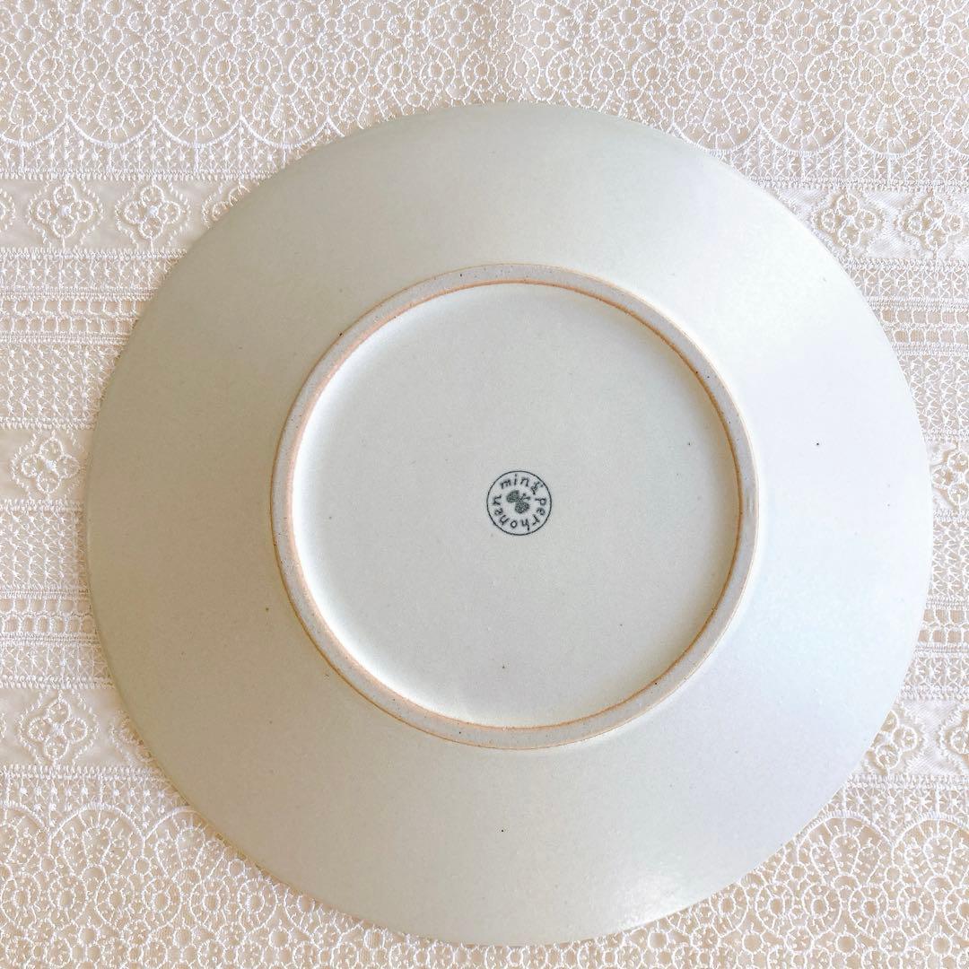 【新品未使用】 ミナペルホネン タンバリン ホワイト ペアプレート Lサイズ