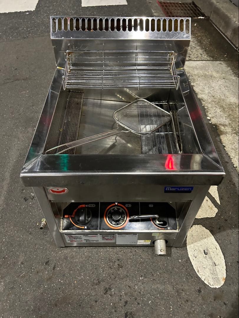 2022年製 マルゼンガスフライヤー都市ガス　卓上　油量12L　MGF-12TJ