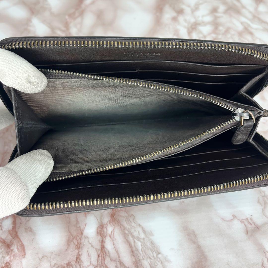 【極美品】Bottega Veneta 長財布 ラウンドファスナー75