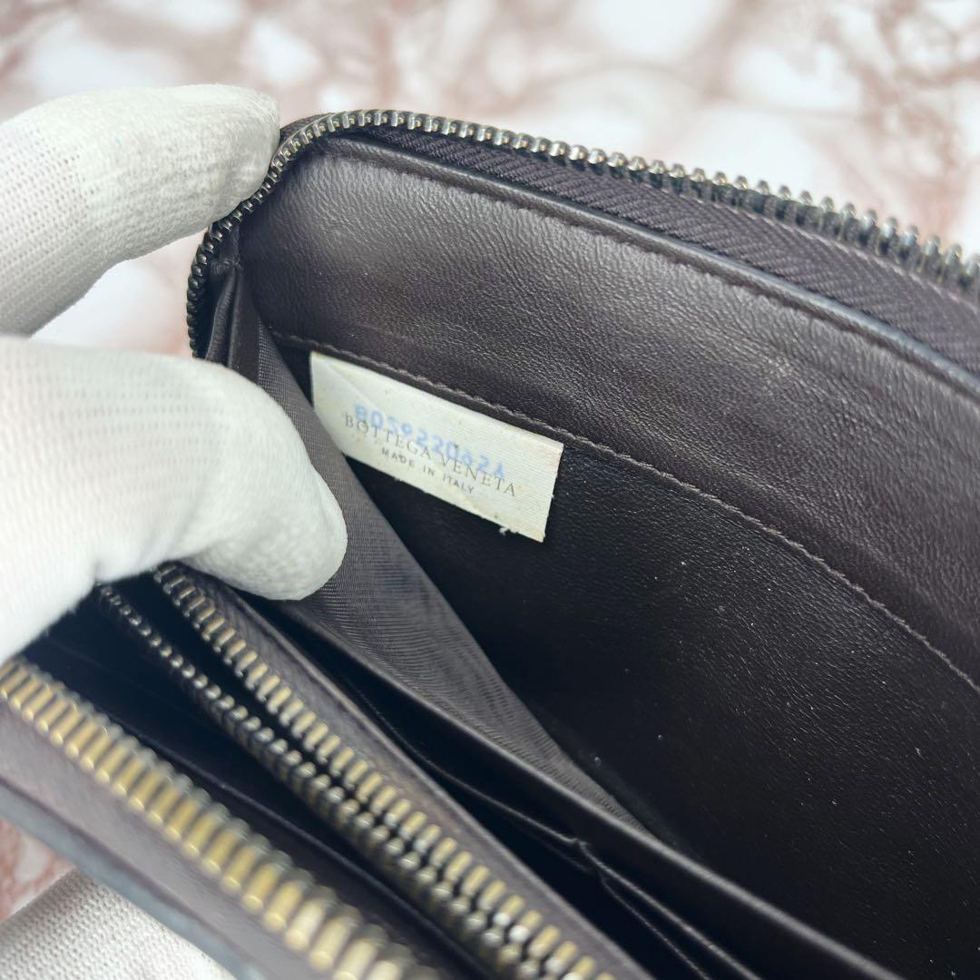 【極美品】Bottega Veneta 長財布 ラウンドファスナー75