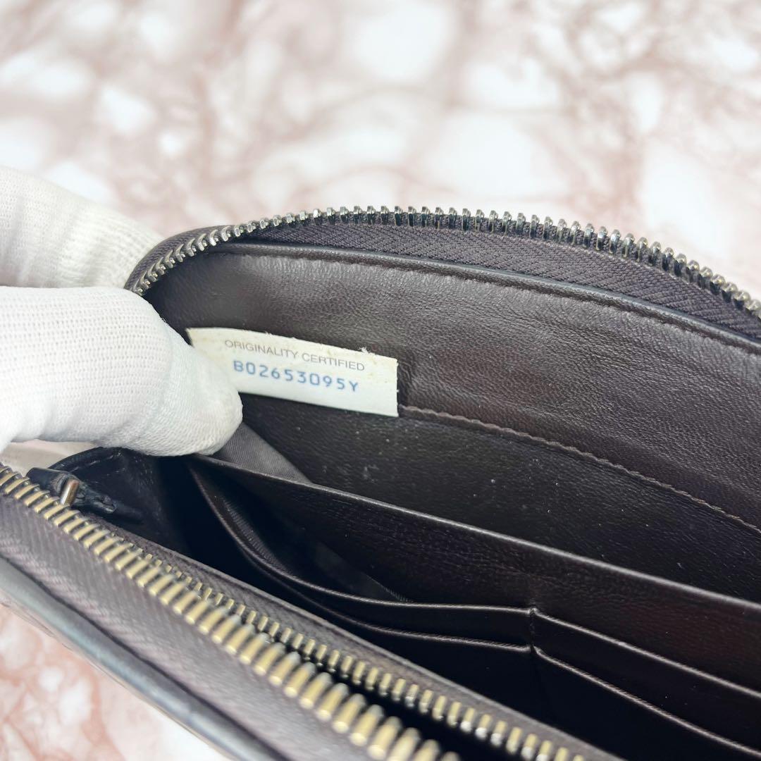 【極美品】Bottega Veneta 長財布 ラウンドファスナー75