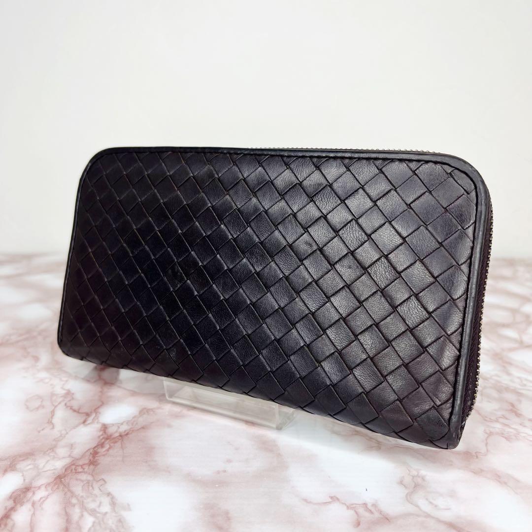 【極美品】Bottega Veneta 長財布 ラウンドファスナー75