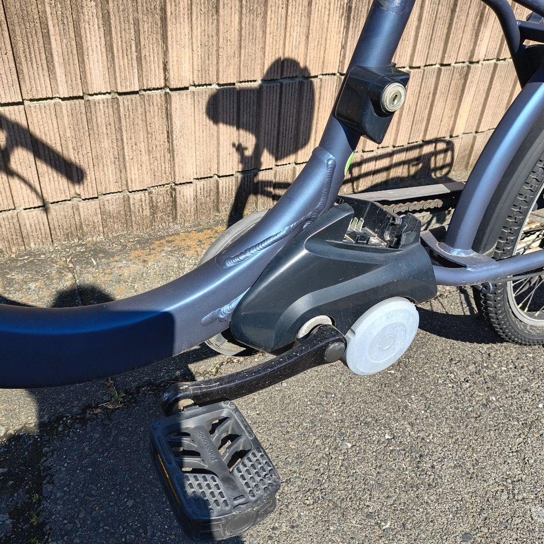 電動アシスト自転車 シティタイプ グレー 前バスケット付き