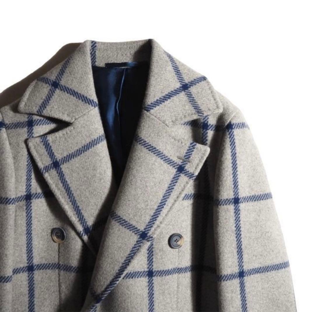 Stile Latino スティレラティーノ ウィンドウペーン コート42