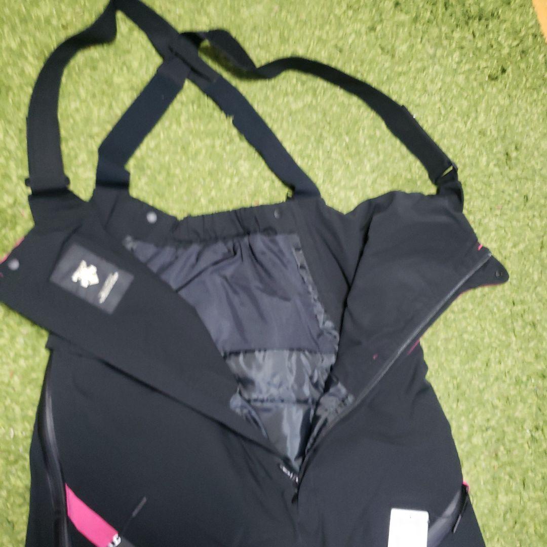 DESCENTE スキーウェア(上下) 黒/ピンク