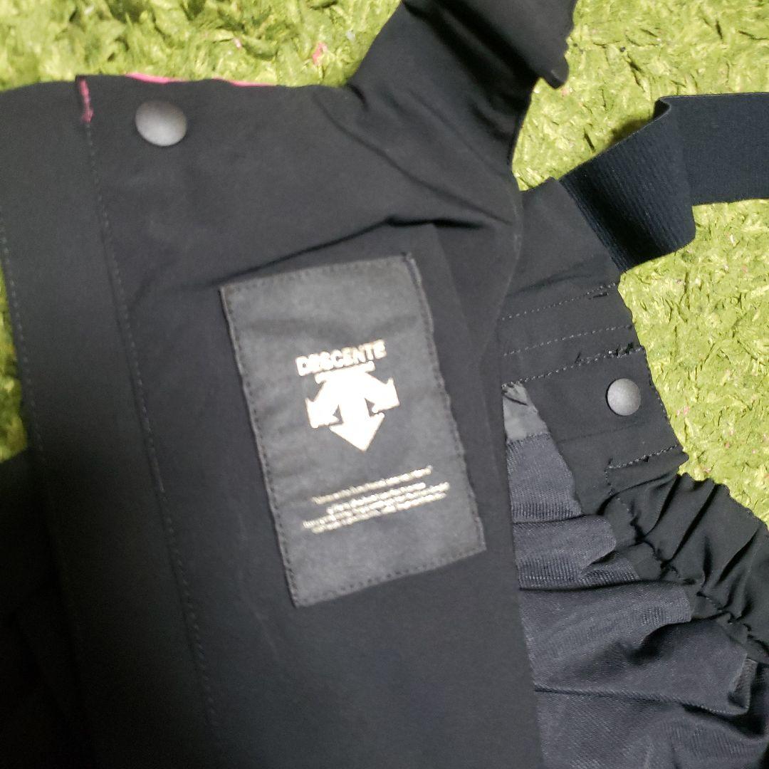 DESCENTE スキーウェア(上下) 黒/ピンク