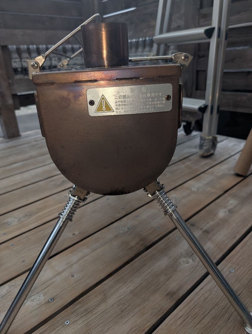 ウッドストーブ　サイドビュー　旧Mサイズ　テンマク　薪ストーブ