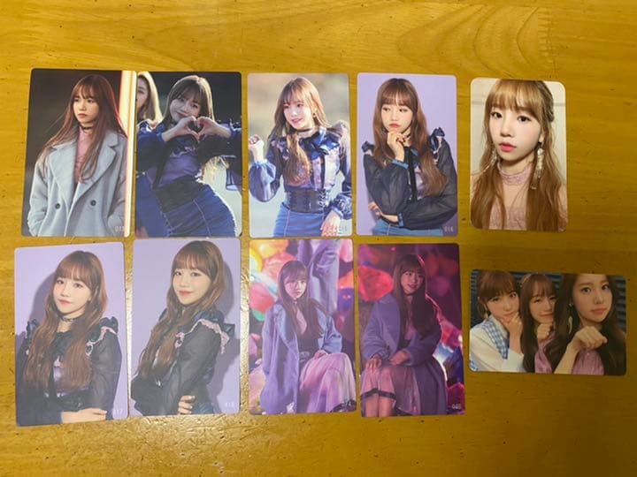 IZ*ONE チョユリ jo yuri 生写真 カード コンプ セット