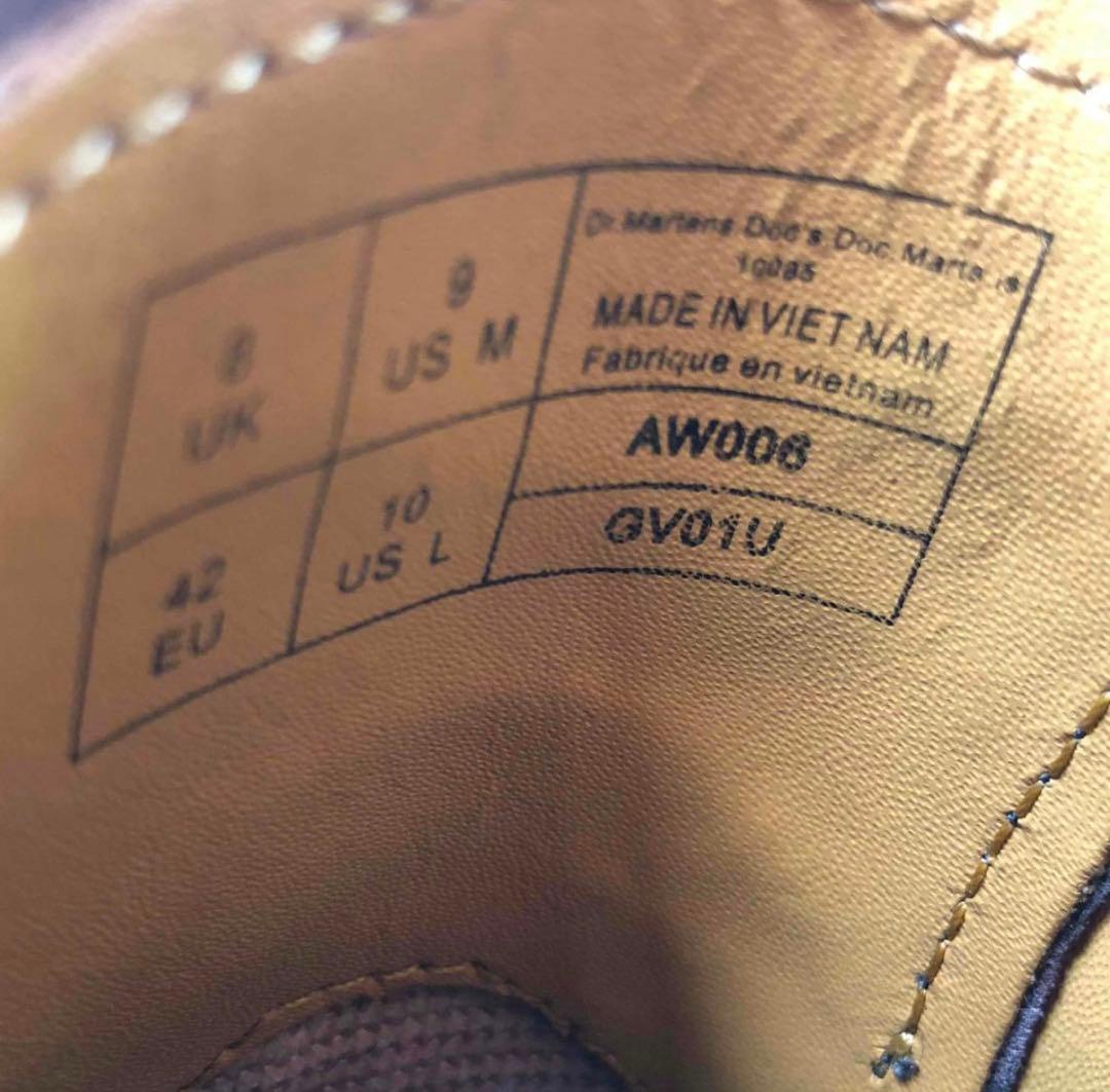 i*a様 Dr. Martens ドクターマーチン 3ホール チェリーレッド 2