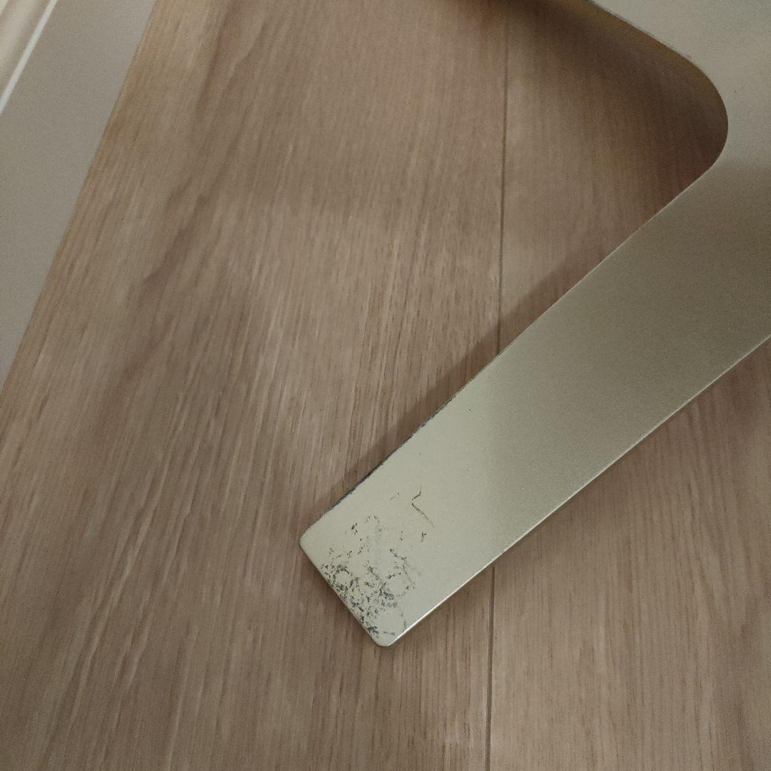 ニトリ　スツール　オットマン　黒　　木目　皮革　マーシャル　 パーソナルチェア