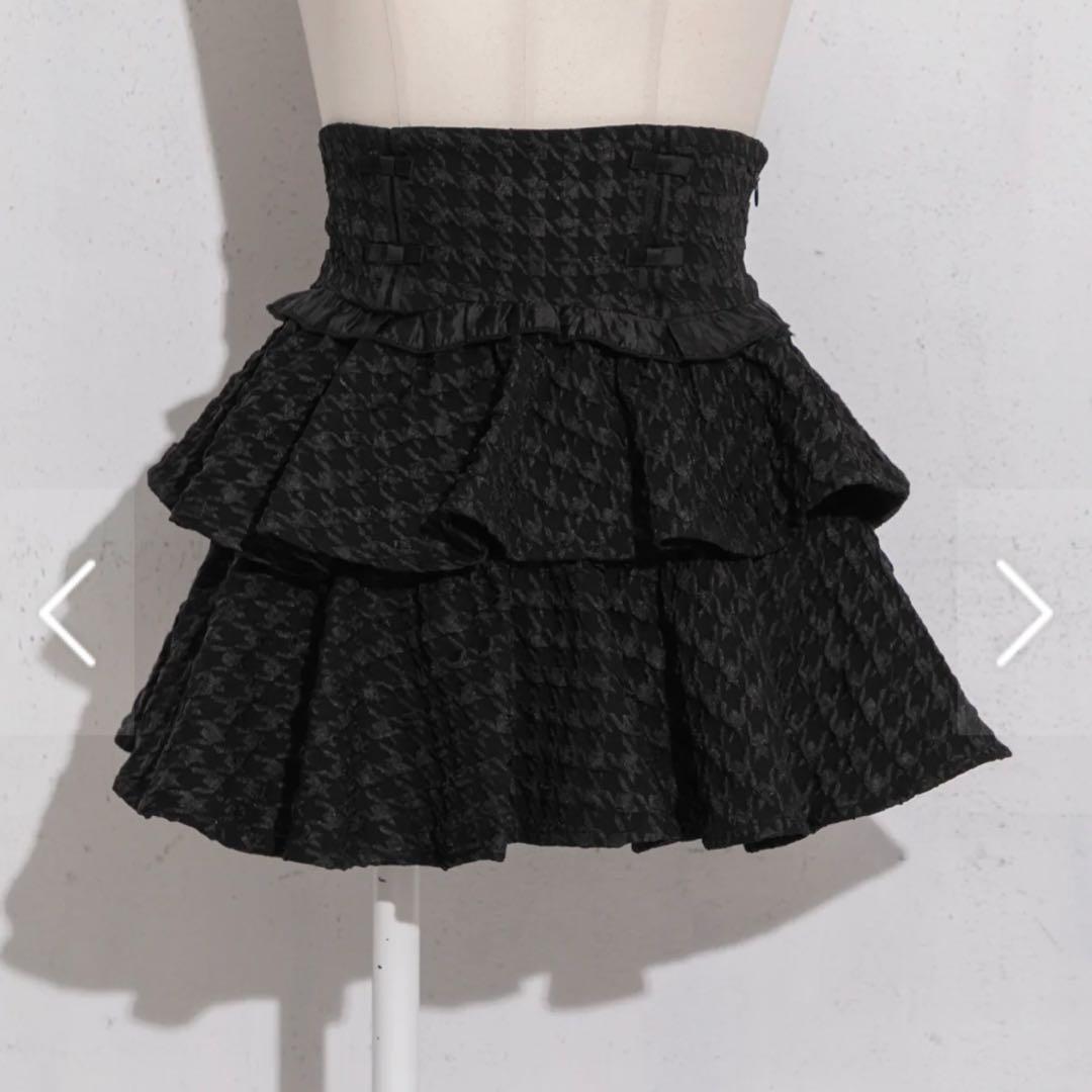 Pium ティアードフリルドーリーミニスカート