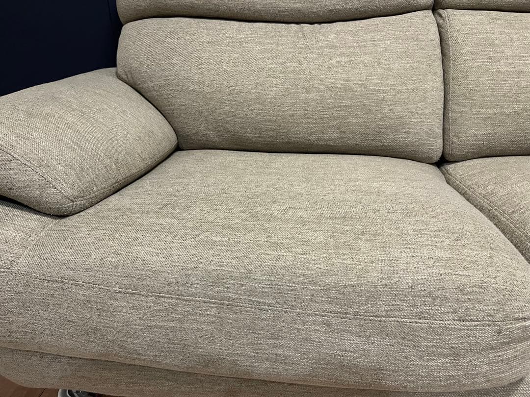 松下五段　ニトリ 3人用ソファ キャッツ3 ベージュ