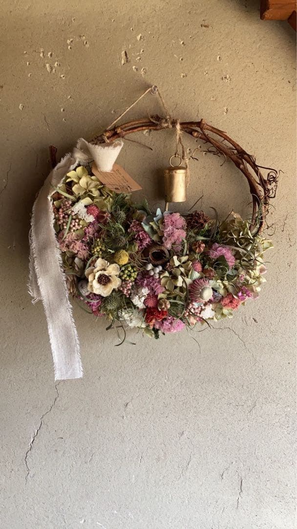 ドライフラワー　スワッグ×２　リース