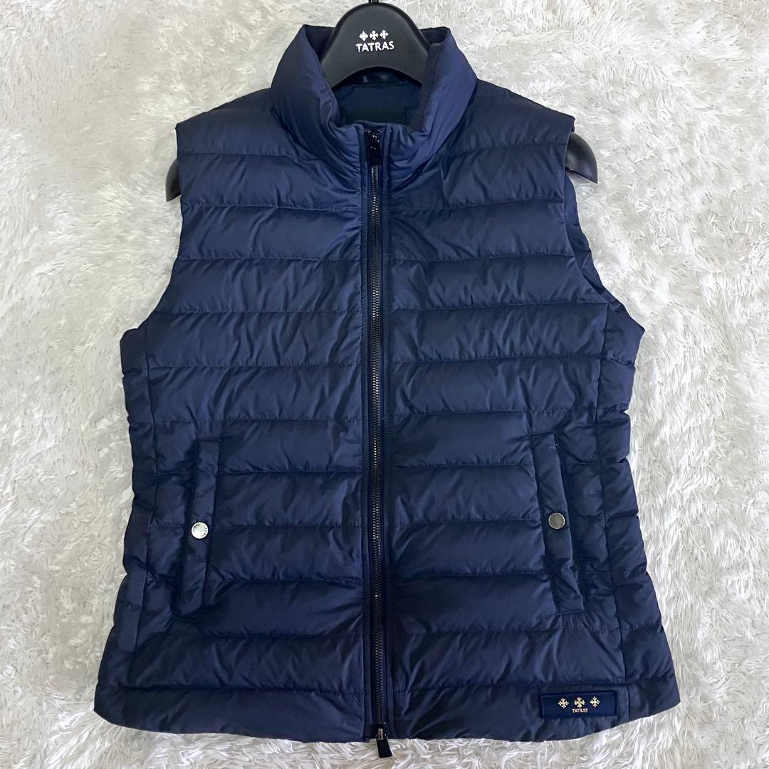 タトラス TATRAS ERALDAライトダウンベスト L ネイビー