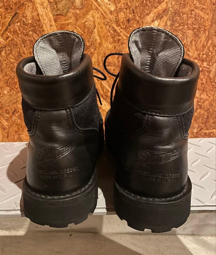 DANNER ダナーライト　ブラック　US8.5(26.5センチ)