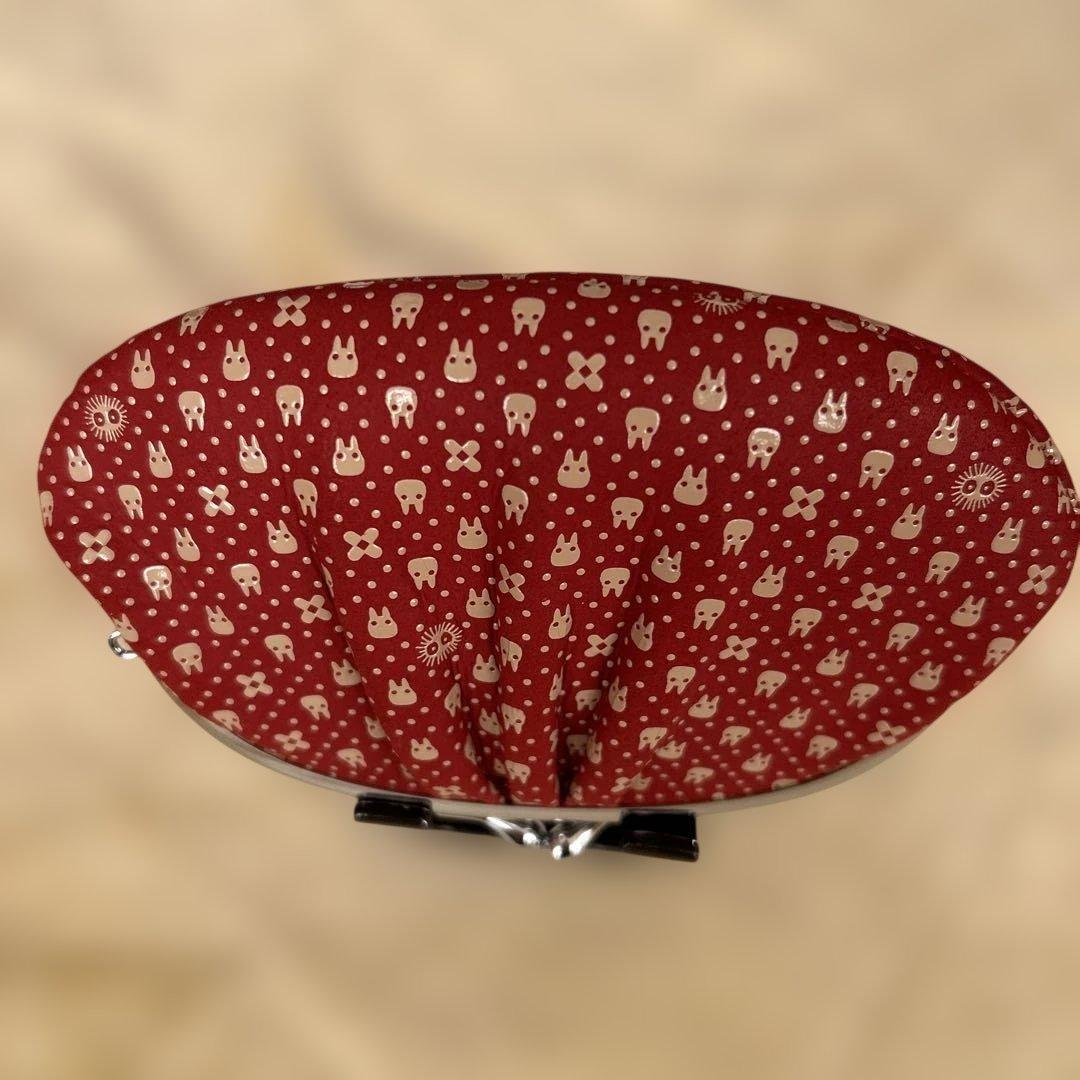 印伝 トトロ親子がま口