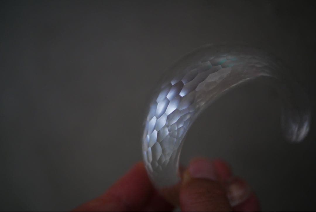 sirisiri ガラス　キリコ　バングル　M