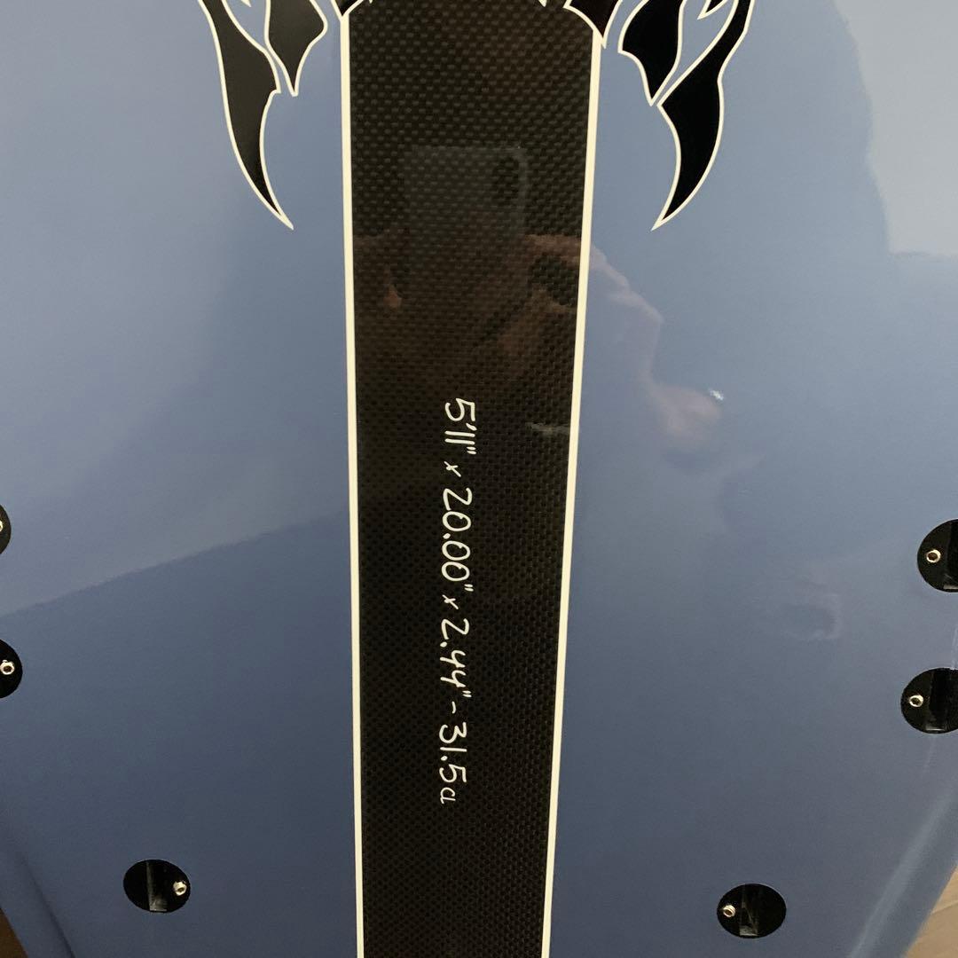 限定100本　プレセボ　placebo サーフボード　カーボンフィン付き