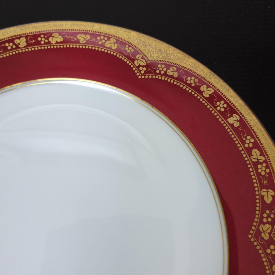 （未使用品）大倉陶園 アレキサンドリーヌ 26cm プレー2枚セット