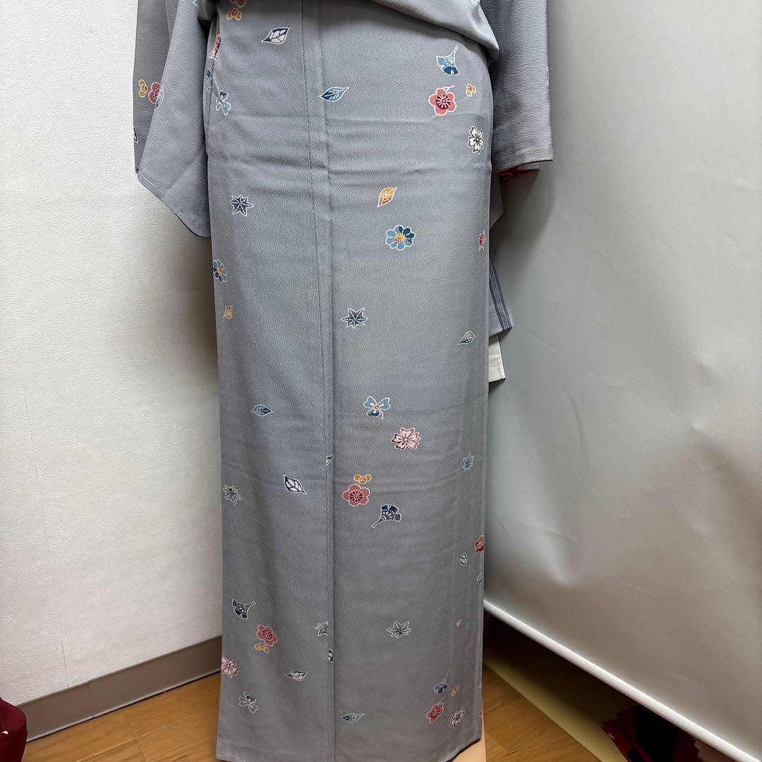 洗えるお着物 さんび 小紋 未使用