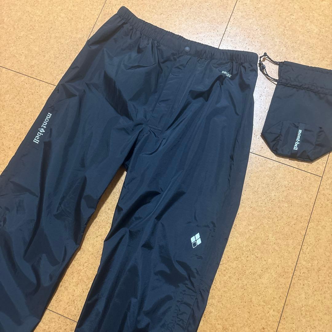 新品同様　未着用　モンベル　レインダンサーパンツ　ゴアテックス　登山　L－Ｓ