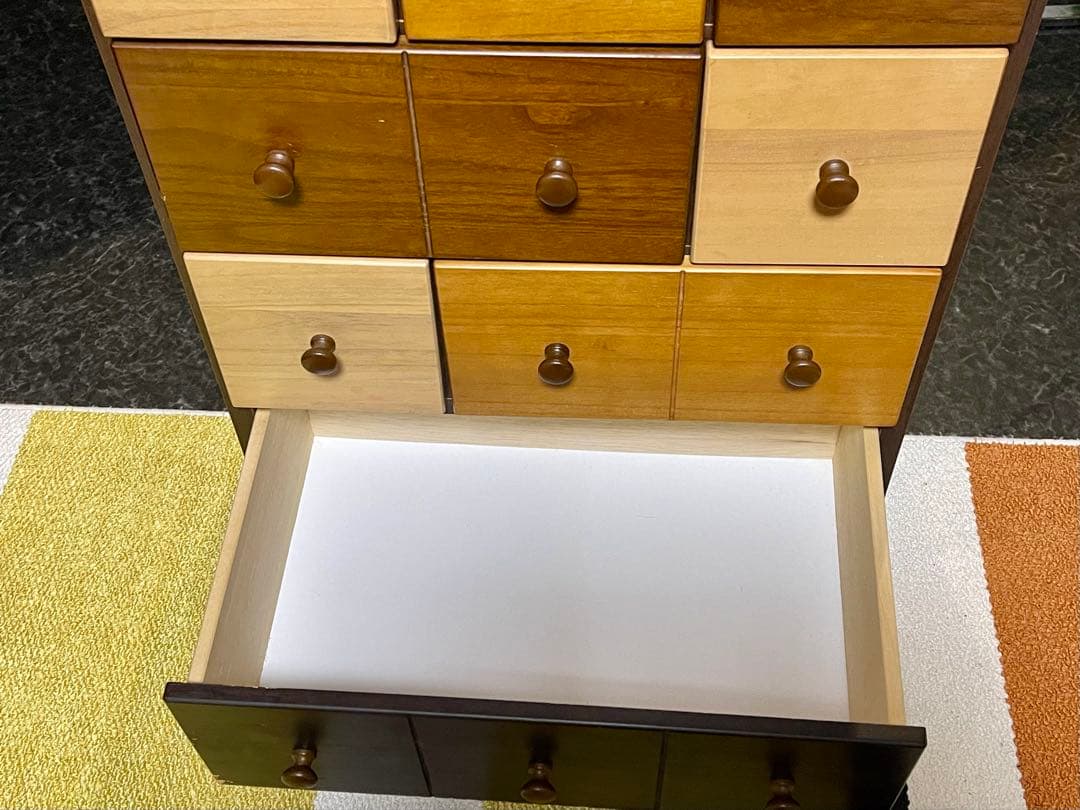 中村敬木工 60チェスト 4段 木製 可愛い オシャレ 棚 タンス 訳あり品