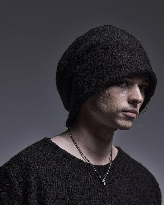 ★新品未開封★ キリュウキリュウ ボーダー ニット キャップ ブラック イチロー