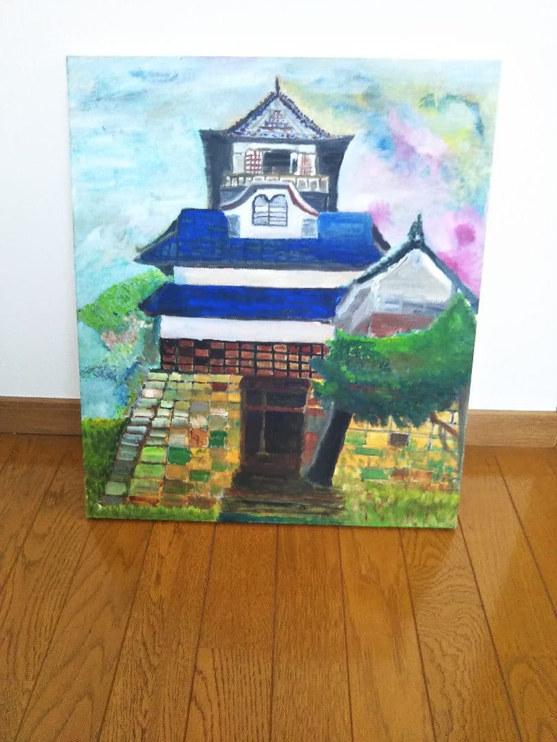 油絵 信長の城イン名古屋