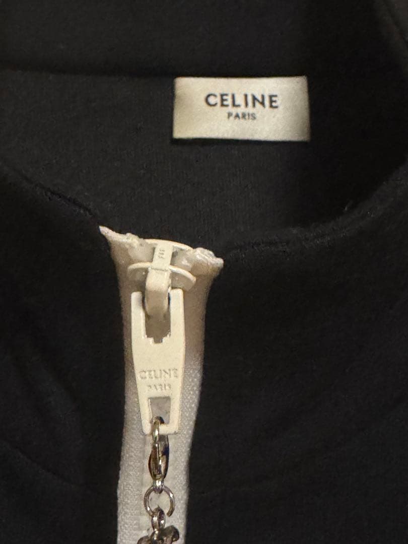 トラックジャケット　ブラック ホワイトストライプ