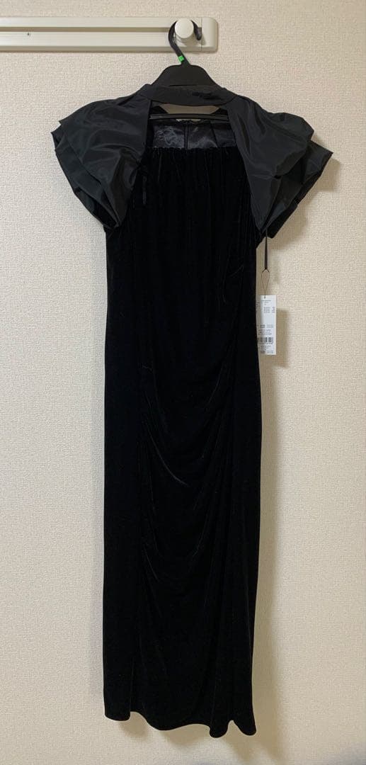 ANDRESD drape velour dress ドレープペロアドレス