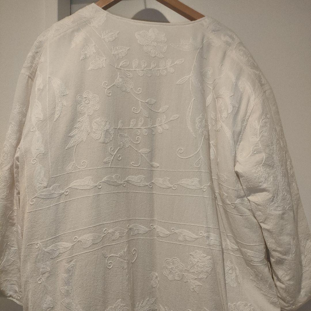 専用　 ボタニカル刺繍コクーンコート