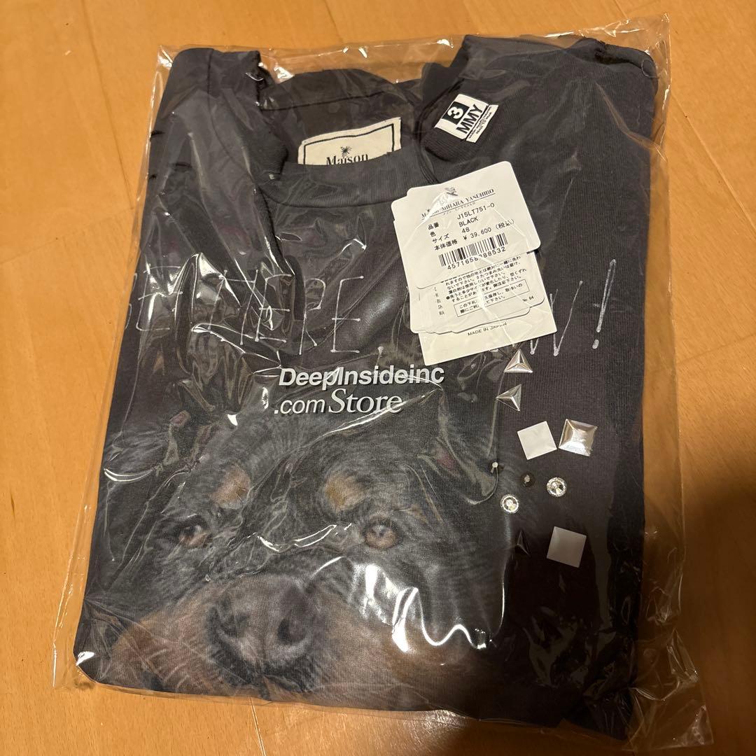 トップス EMBELLISHED DISTRESSED LONG SLEEVES TEE