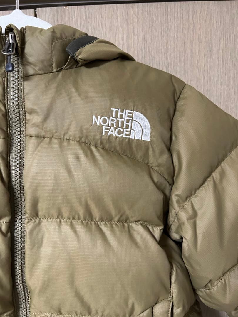 THE NORTH FACE ダウンジャケット カーキ キッズ 120