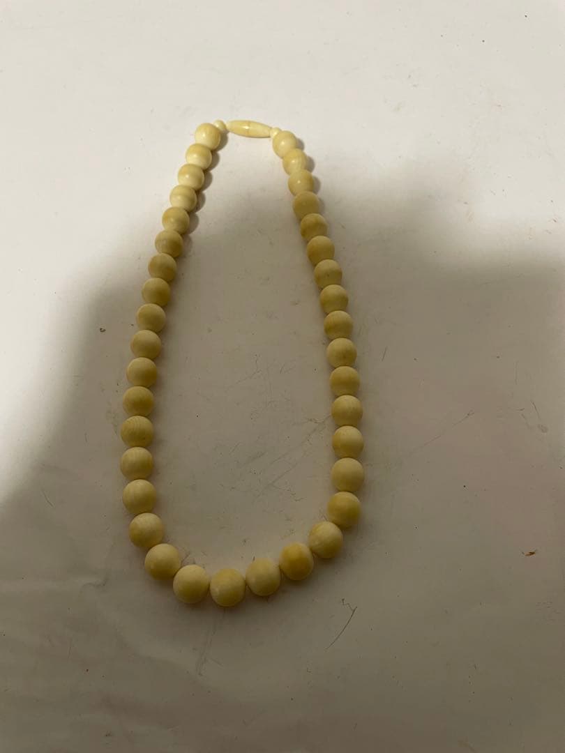 極上　牙彫ネックレス　2本セット