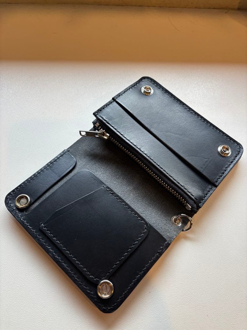 トラッカーウォレット ミドルサイズ シルバー925クロス