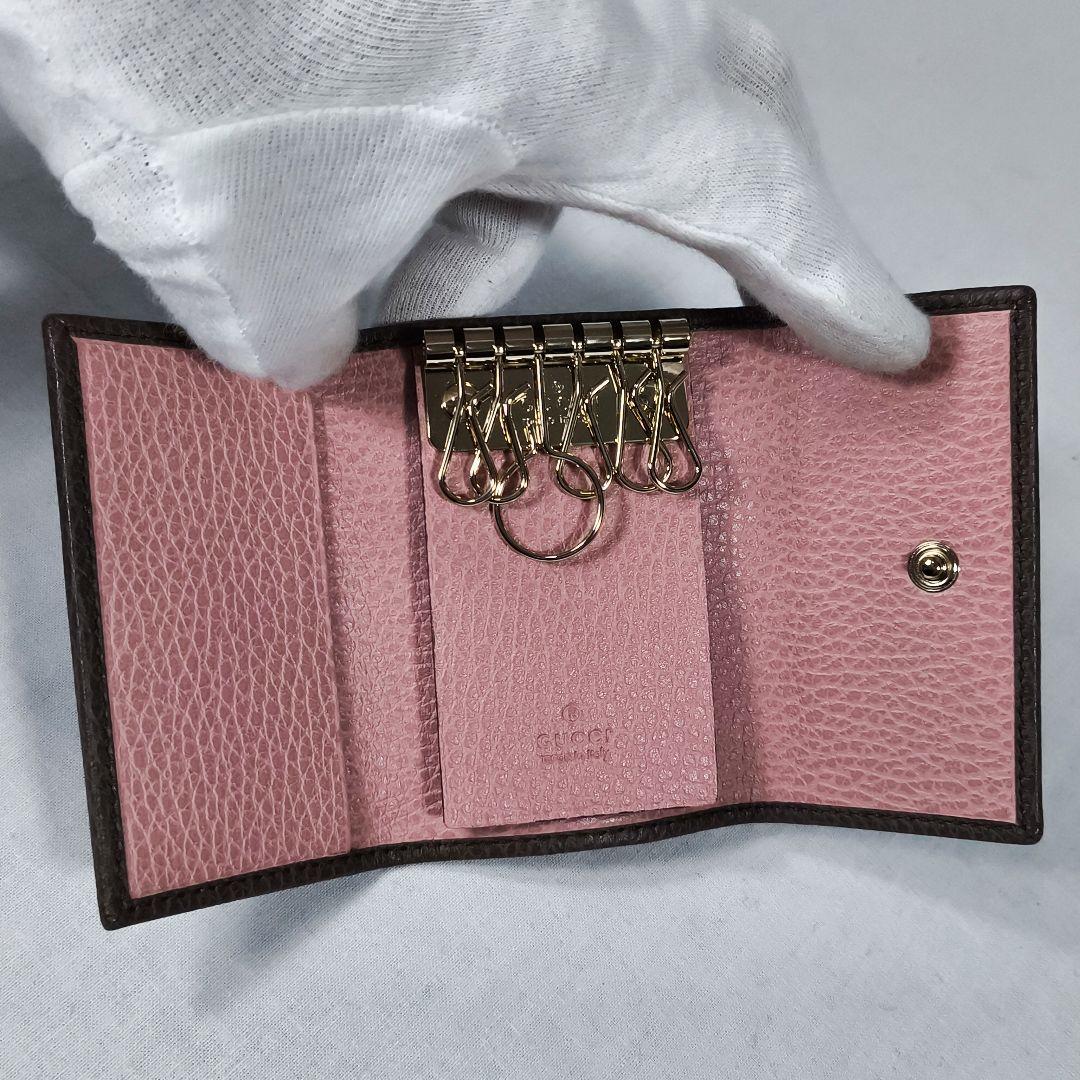 未使用品✨️　GUCCI　グッチ　フルレザー　6連キーケース