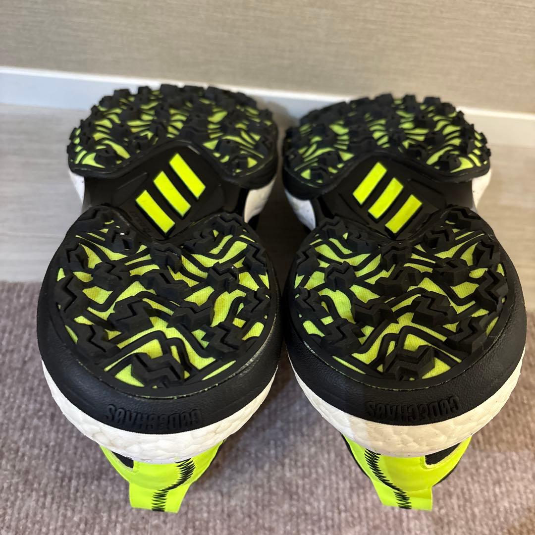 adidas BOOST ブラック/イエロー シューズ