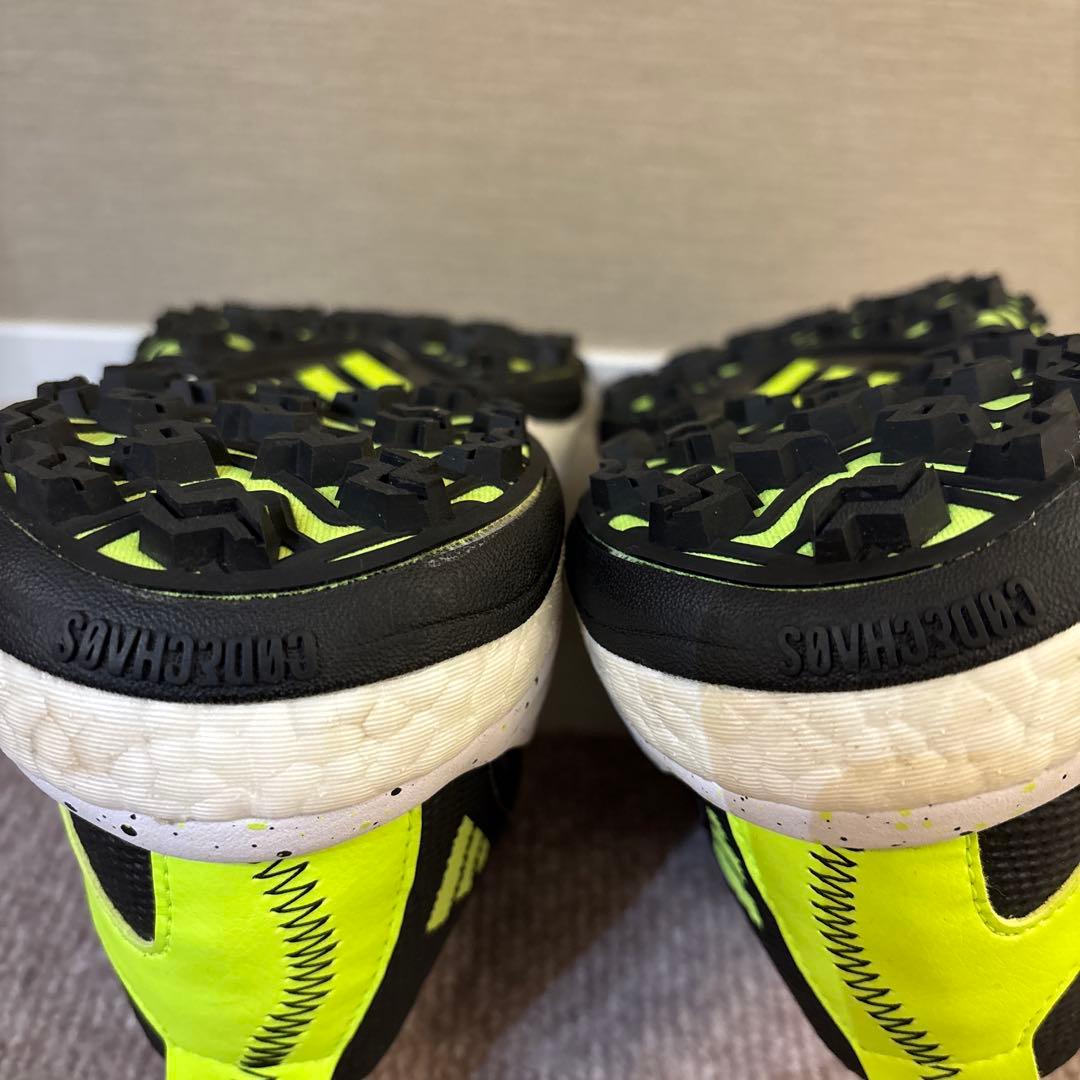 adidas BOOST ブラック/イエロー シューズ