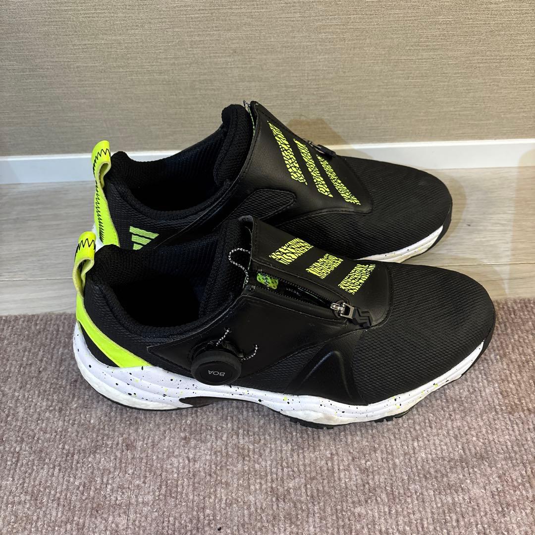 adidas BOOST ブラック/イエロー シューズ