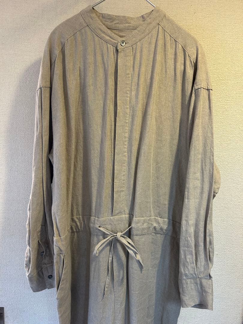 かぐれ　リネン　オールインワン　つなぎ