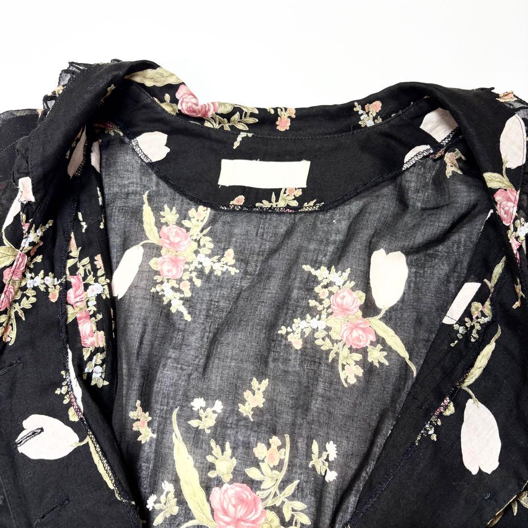 PINK HOUSE ワンピース ドレス ブラウス 花柄 ブラック セットアップ