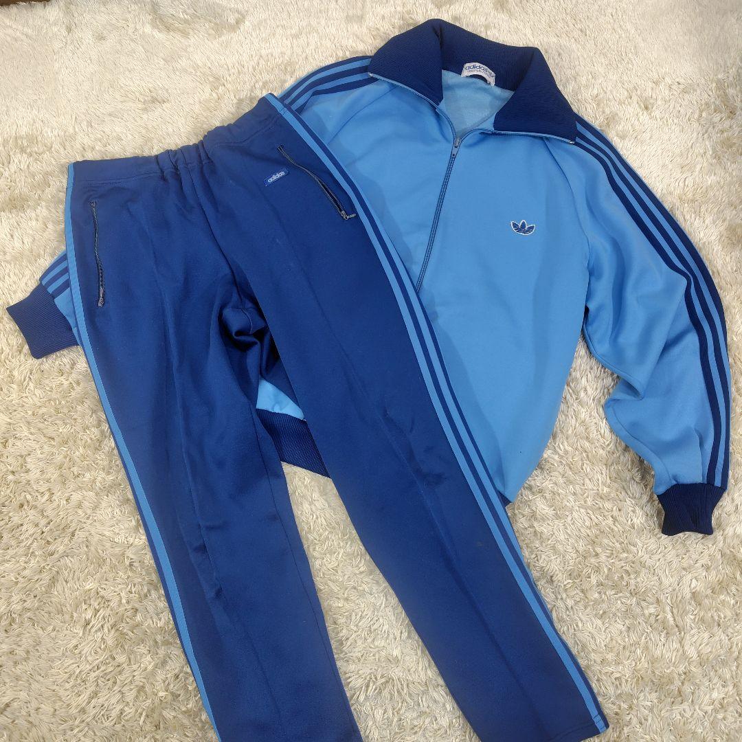 S*p様 激レア 80s adidas デサント製 ジャージセットアップ ヴィン