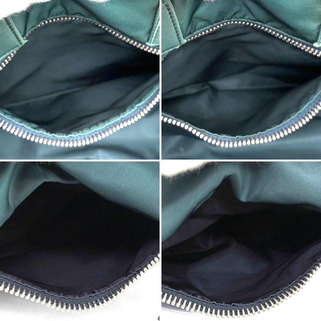 美品 プラダ 2way リバーシブル トートバッグ 三角ロゴ白タグ ユニセックス