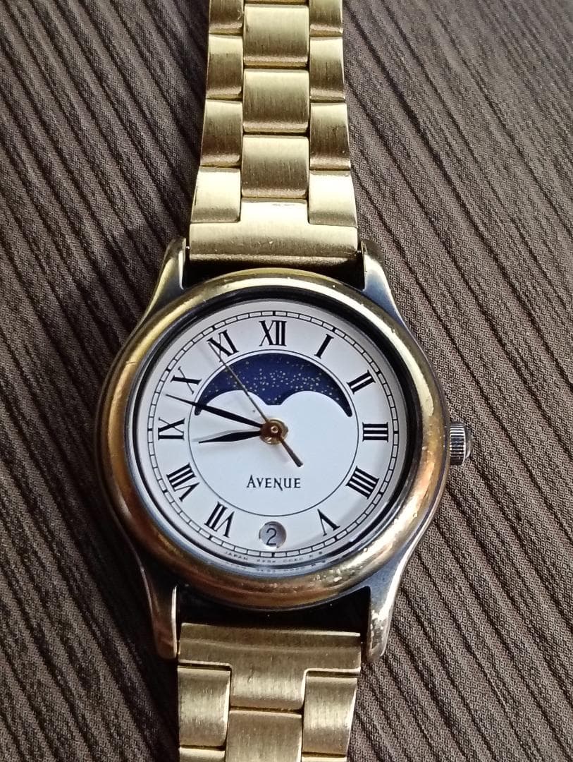 SEIKO セイコー アベニュー ムーンフェイズ レディース 4K34-0040