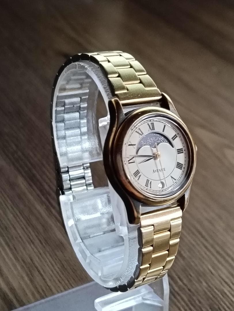 SEIKO セイコー アベニュー ムーンフェイズ レディース 4K34-0040