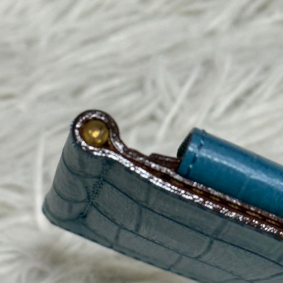 ⭐️未使用級⭐️　Felisi フェリージ　クロコ　マネークリップ　915/2