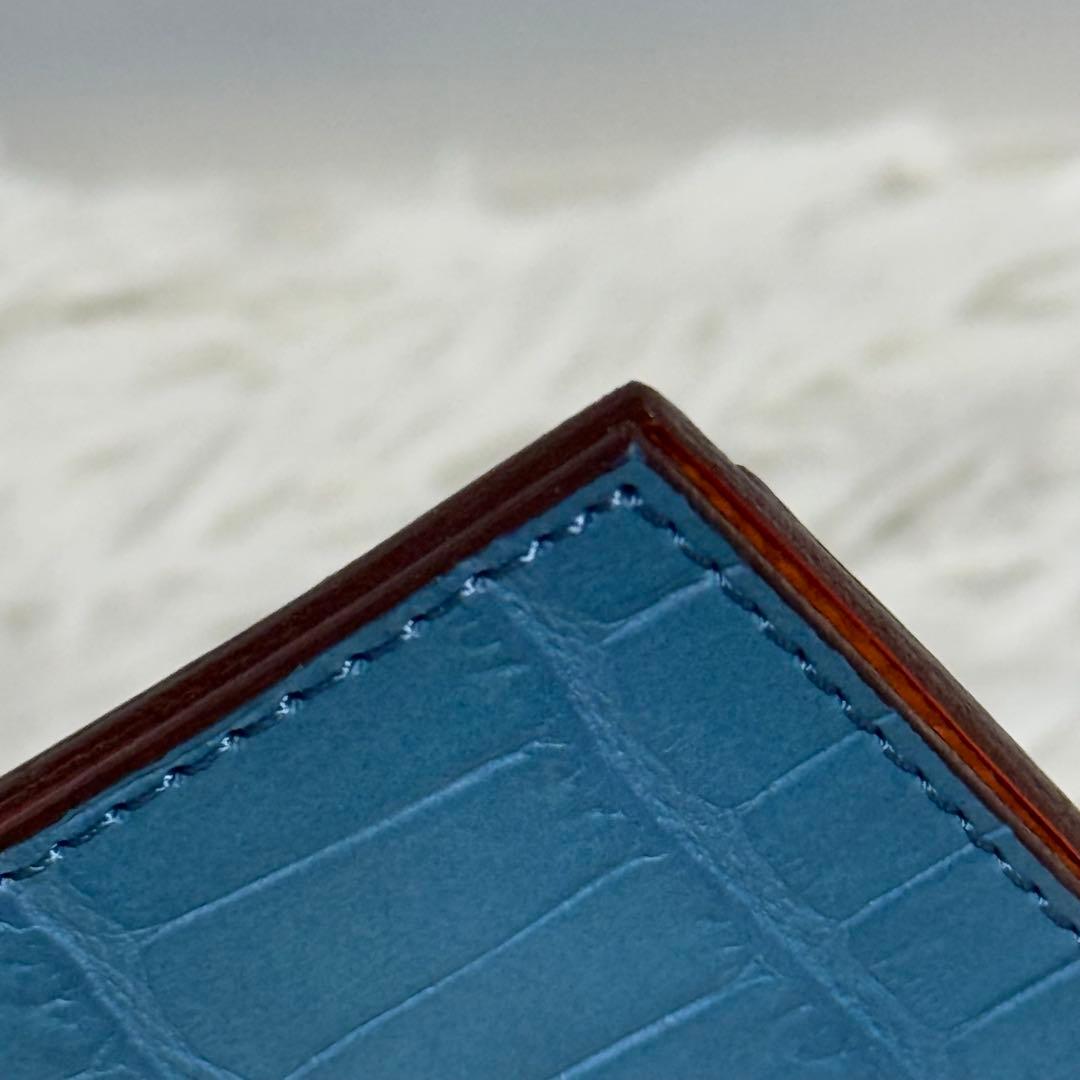 ⭐️未使用級⭐️　Felisi フェリージ　クロコ　マネークリップ　915/2