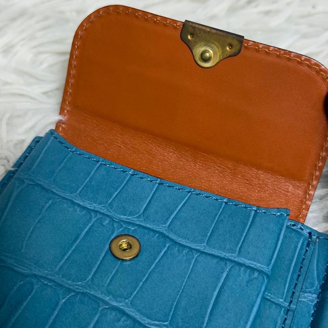 ⭐️未使用級⭐️　Felisi フェリージ　クロコ　マネークリップ　915/2