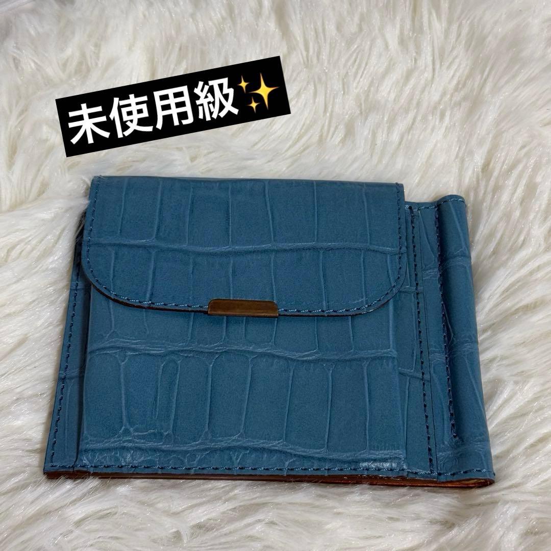 ⭐️未使用級⭐️　Felisi フェリージ　クロコ　マネークリップ　915/2